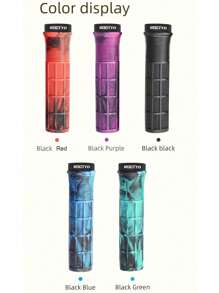 1 Pair Multipurpose Bicycle Handlebar Covers, Foldable Bike Lock Handle Grips, Mountain Bike Handlebars Camouflage Rubber Handlebar Grips Non-Slip Accessories For Motorcycles