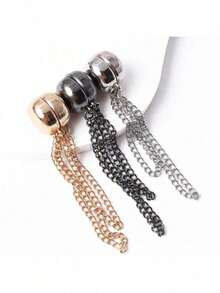 4pcs Adjustable Magnetic Pant Clips And Cuff Clips - Alloy Material, Detachable Pant Leg Clips, Suitable For Pants And T-Shirts, Magnetic Clips At Pant Legs, Seamless Edging, Easily Shorten Overly Long Pants, Strong Magnetic Clip And Closure Mechanism - Multicolor - View 3