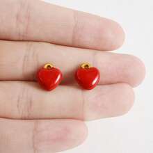 1pc/2pcs Luxury Delicate 304 Stainless Steel Electroplated Pendant Charms, Suitable For DIY Jewelry, Jewelry Making, Crafts - Ocean Life, Cherry, Flower Designs - Color - View 83