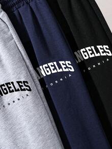 3件套男童卡通印花运动裤套装 - 彩色 - 查看 4