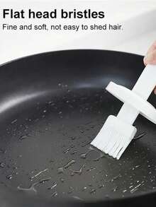 1 PIEZA Brocha de untar con depósito de aceite incorporado - Diseño de mango ergonómico, distribución uniforme del aceite, fácil de aplicar - Adecuado para escenarios de cocina al aire libre como cocina, barbacoa y camping. Apariencia de herramienta elegante, estructura semitransparente, hecho de material polimérico de alto índice de refracción.