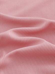 5pcs/Set Infant & Baby Girl Comfortable Cute Casual Long Sleeve Bodysuit Set, Spring/Autumn - Multicolor - View 6