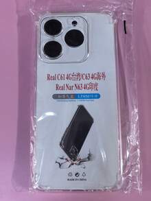 Transparent Four-Corner Anti-Drop Case, Suitable For Realme Series, Realme Phone Transparent Four-Corner Anti-Drop Case. Phone Case, Phone Protective Cover, Phone Shell, Phone Cover, Anti-Drop Phone Case, Transparent Phone Case, Minimalist Phone Case, Solid Color Phone Case, Transparent Phone Case, TPU Anti-Drop Phone Case (Military-Grade Anti-Drop) - Clear - View 26