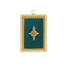 1pc Stainless Steel Unique Design Fish, Flame, Pentagram, Leaf, Starfish, Tarot Card Pendant, Handmade DIY Jewelry Accessory