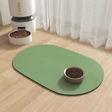 1 Pieza/Alfombrilla absorbente para comida de perro - Alfombrilla para comida y agua de gatos y perros, alfombrilla para comida de mascotas de secado rápido, alfombrilla para alimentación de perros libre de manchas, accesorios para mascotas - Alfombrilla para tazón de agua de perro adecuada para bebedores desordenados [6 colores a elegir]