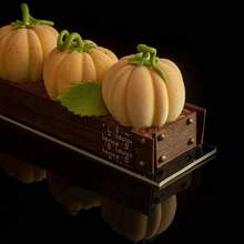 Khuôn silicon hình quả bí ngô 6 khoang, khay nướng bánh cupcake, khuôn làm bánh mousse, khuôn trang trí bánh nhà bếp, khuôn fondant cho lễ Halloween - Nhiều màu - Xem 7