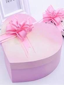 10个装 - 丝带蝴蝶结礼品包装丝带 - 可重复使用的生日丝带蝴蝶结，适用于盒子、装饰、礼品包装、婚礼篮、生日派对礼物、圣诞礼物，是圣诞派对的完美之选（粉色） - 彩色 - 查看 2