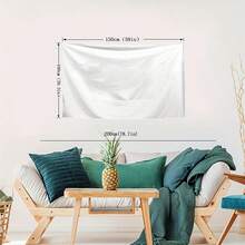 1 Stück SpongeBob dekorativer Wandteppich, Cartoon Party Deko Hängetuch, SpongeBob Dekoration, Feiertags Dekoration, Hintergrund Dekoration, Wohnzimmer Schlafzimmer, verschiedene Größen erhältlich mit Werkzeugen