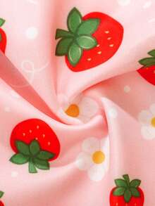 7pcs/Pack - Women's Wavy Trim Sexy & Comfortable Floral Print Seamless Triangle Panties, Pink & Red Shades