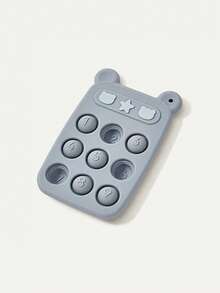 1 Set Baby Silicone Teething Toys, Chew Molar Stick, Anti-Bite Teether With Pacifier Clip, Suitable For Baby Boys And Girls