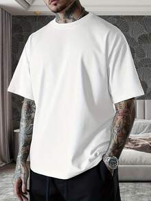 Sullen Clothing Men's Nick Filbert Standard T-Shirt - Black Tattoo Art Graphic Tee With Dual Face & Floral Motif, Streetwear Summer Short Sleeve, 95% Polyester 5% Spandex, Regular Fit Casual Wear, Everyday Outfit, Street Style, Stretchy Fabric, Statement Shirt, Urban Lifestyle - 白色 - 查看 3