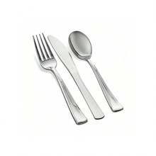 150/75/50/25/20/10/2 pièces Set de couverts à gâteau et salade en argent, convient pour les fêtes, les activités en plein air, les rassemblements familiaux, les mariages, les festivals, set d'ustensiles à gâteau et salade, restaurant, cuisine