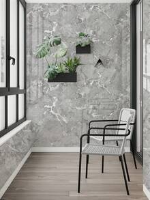 3 rotoli di carta da parati autoadesiva a motivo marmorizzato bianco, pannelli murali in schiuma di polietilene impermeabili e resistenti all'umidità, personalizzabili, adesivi murali rimovibili spessi per decorazione di cucina, soggiorno, doccia, camera da letto e bagno - Multicolore - Visualizzare 10