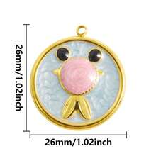 1pc/2pcs Luxury Delicate 304 Stainless Steel Electroplated Pendant Charms, Suitable For DIY Jewelry, Jewelry Making, Crafts - Ocean Life, Cherry, Flower Designs - Color - View 55