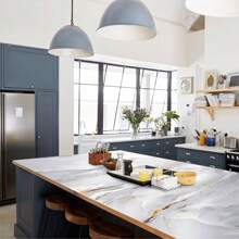 1 rollo de papel tapiz autoadhesivo, papel de contacto con patrón de mármol, despegable y pegajoso, impermeable y removible para sala de estar, cocina, dormitorio, dormitorio, reacondicionamiento de muebles, papel tapiz, pegatinas de pared, decoración de habitación, decoración de sala de estar