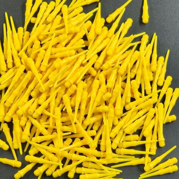 50-100 قطعة من رؤوس السهام البلاستيكية الناعمة والأنيقة والاحترافية للديكاثلون، رؤوس السهام البلاستيكية الملونة، قطر السن 4.5 مم، لا تنحني بسهولة ولا تنكسر بسهولة