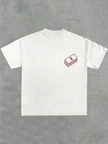 Stylish And Elite - Vibe Members - Only T - Shirt 220g Heavyweight 100% Cotton - 白色 - 查看 2