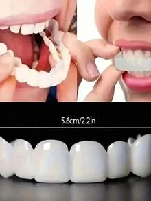 Răng cười trang trí, phụ kiện Halloween, trang phục hàng ngày - trắng - Xem 5