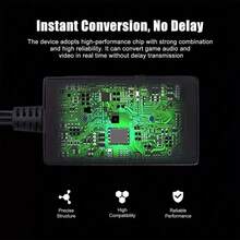 HD Video Converter For PS1/PS2/PS3 – Upscales To 1080p HD For Sharp, High-Definition Playback On Modern TVs & Monitors - Black - View 7