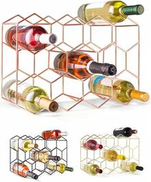 Tabletop Wine Racks - Black - View 10