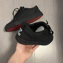 Red Bottom Versatile Casual Men's Sneakers Ultra-Light And Odor-Resistant - AA黑白 紅底高品質 - 查看 4
