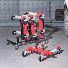 Car Dolly Rack Hydraulic Jack Stand Organizer With 4 Platform Capacity - Black - View 9