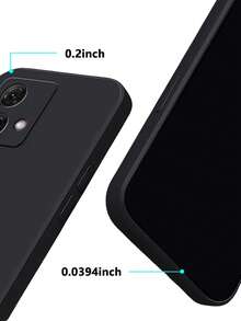 1 件黑色防摔保护壳，适用于 OPPO/OnePlus 系列，OPPO/OnePlus 手机黑色防摔保护壳。手机壳、手机保护套、手机壳、手机套、防摔手机壳、黑色手机壳、极简手机壳、纯色手机壳、黑色手机壳、TPU 防摔手机壳（军用级防摔） - 黑色 - 查看 7