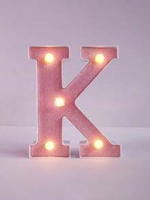 1 件 16 厘米/21 厘米 LED 字母灯，粉色闪烁字母灯，电池供电，房间装饰夜灯，桌面中心装饰，用于卧室、家庭、生日派对装饰、夜间婚礼、生日、圣诞灯、女孩礼物、儿童房装饰、婴儿房装饰、迎婴派对、情人节装饰 - 暖白光 - 查看 27