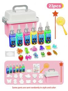 Children's HandmadeWater Water Baby Set,Magic Water ,23/30/32pcs DIY Magic Water Toy, Cultivate Children's Hands-OnAbility And Scientific Literacy, Girls' Game,Perfect Gift For Boys And Girls Aged 3+ Suitable For Summer Playtime With FriendsAnd Family,Back To School - Multicolor - View 11