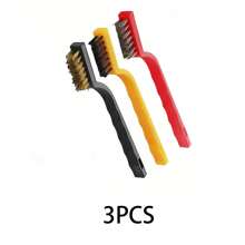 3入組鋼絲刷水族箱藻類清潔刷尼龍刷水族箱清洗器魚缸刷