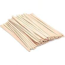 Wooden Coffee Stirrers - Coffee Stir Sticks 7.5 Inch, 100pcs Disposable Birch Wood Coffee/Beverage Stirrers, Swizzle Drink Sticks, Coffee Bar Accessories - Không có gói_ - Xem 1