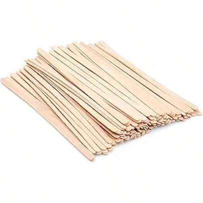 Wooden Coffee Stirrers - Coffee Stir Sticks 7.5 Inch, 100pcs Disposable Birch Wood Coffee/Beverage Stirrers, Swizzle Drink Sticks, Coffee Bar Accessories