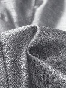 2025 New Sexy Sequin Design Slim Fit Off Shoulder Strapless Mini Dress, Chic Bow Accent, Metallic Coating, High Waist, Suitable For Christmas, Thanksgiving, Dates, Parties, Gatherings - Silver - View 6