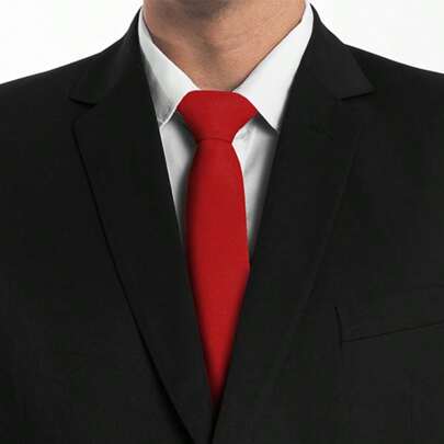 GRAVATA VERMELHO OXFORD SLIM PARA NOIVOS E EVENTOS