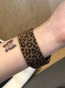 1pc Men Women Milanese Loop Strap Compatible With Apple Watch Band 45mm 44mm 40mm 49mm 46mm 41mm 38mm 42mm Fashion Magnetic Bracelet Compatible With IWatch Series 11 10 Ultra 9 8 7 6 SE 5 4 3 2 1 Stainless Steel Wristband