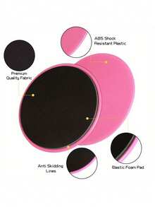 زوج من أقراص التزلج اليوغا، أقراص تزلج للقدم للياقة البدنية، معدات تمرين التدريب الأساسي، تشكيل الجسم