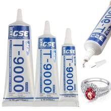 15/50/110ml T9000 透明珠宝胶水，带精密尖端，多用途防水强力粘合剂，适用于环氧树脂、DIY 珠宝工艺品、玻璃、宝石、金属、木材、手机、美甲
