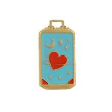 1pc Stainless Steel Unique Design Fish, Flame, Pentagram, Leaf, Starfish, Tarot Card Pendant, Handmade DIY Jewelry Accessory