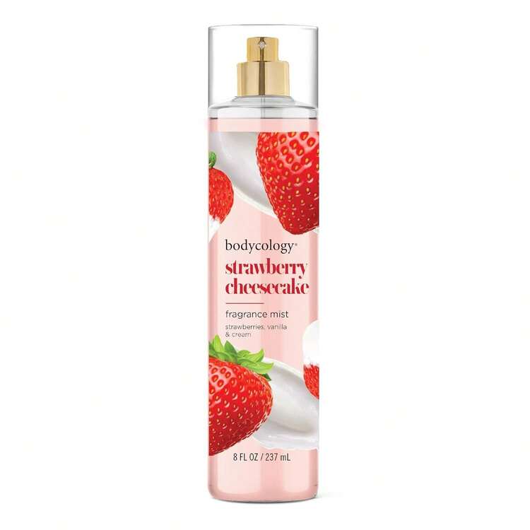 Bodycology Long-Lasting Fragrance Body Mist, Strawberry Cheesecake, 8 Fl Oz - Pink Vanilla Wish - Xem 5