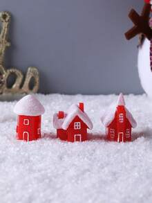 3pcs/4pcs/6pcs Holiday Christmas Decoration Set - Mini Santa Claus Sleigh & Reindeer Figurines, Red & Gold Push Cart Statues, Resin Made - Suitable For Tabletop Display And Holiday Gifts, Christmas Decor | Cute Reindeer Figurines | Resin Structure, Holiday Decorations, Christmas Decorations, Christmas Party