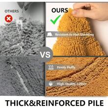 Half Circle Boho Rugs With Tassels 100 Cotton HandWoven Bath Rugs Non Slip Absorbent Crochet Rugs Machine Washable Boho Bath Mats For Floor Tub