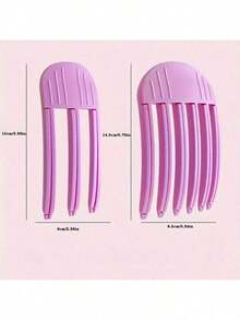 2 Stück Unisex hochwertige Windformende Kammclips, Haarwurzel-Volumengebende Werkzeuge, Pony-Styling-Clips, nicht schädigend & natürlich voluminös, Windformender Kamm, Haarwurzel-Volumengebende Clips, Unisex Styling-Werkzeug, Haarwurzel-Volumengebende Pony-Clips, Werkzeug zum Volumenaufbau für flaches Haar, Volumengebende Dutt- & Locken-Pony-Clips, Haarvolumengebende Clips, Haare, Reise, Haarpflege, Haarstyling-Werkzeuge, Harzeug, Friseur, Friseur-Zubehör, Friseursalon, Friseurausrüstung