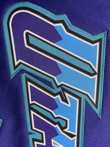 Man,12 Black Basketball Jersey, Round-Neck Casual Embroidered Vest, Training And Competition Uniform - Màu tím - Xem 3