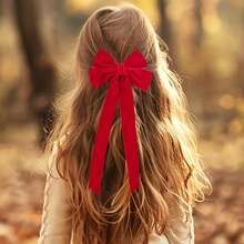 10pcs Christmas Tree Bows - Holiday Ribbon Bows, Suitable For Holiday Wreaths, Decorations And Country Crafts, No Feathers, Glossy Surface, Great For Gift Wrapping And DIY Projects, Christmas Tree Decor Velvet Ribbon, Christmas Tree Bows - Burgundy - View 5