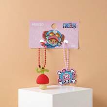 Miniso 海贼王系列恶魔果实立体对挂件（乔巴）。将乔巴对应的恶魔果实以立体的形式呈现，造型可爱又独特。（1个） - 彩色 - 查看 2
