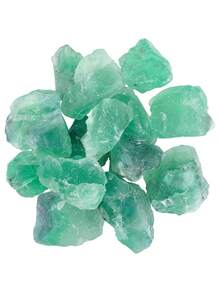 QYDCX 1/3/5pcs Natural Green Fluorite Crystal Raw Stones 3-5cm, Rough Specimens For Tumbling, Cabbing & Polishing - Chakra Balancing Energy Grid, Wicca Altar, Reiki Healing Stones, Jewelry Grade Cabochon Rough - Green Fluorite - View 2