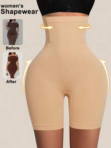 High Waist Tummy Control Panties Seamless Shaping Panties Waist Trainer Body Shaper Shorts Bottoms Slimming Sheath Woman Flat Belly Hip Butt Lifter Briefs Panty Women Underwear Shapewear