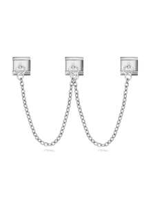 2025 Wholesale Gold And Silver Chain Fashion Italian Charm Fit 9mm Stainless Steel Bracelet Women Jewelry - A - View 7