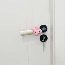 zootime 1pc Khaki/Brown/Beige Teddy Bear Nursery Door Knob Cover, Simple & Ins Style, Thick, Anti-Collision, Anti-Static, Suitable For Bedroom, Living Room, Nursery, Garden Decor