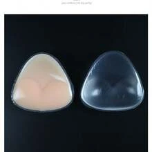 قطعة واحدة من وسادات الصدر للنساء، مجمعة معًا بسيليكون سميك، صغيرة وجميلة لملابس السباحة، أغطية صدرية شفافة مقاومة للماء للرياضة، وسادات صدر صغيرة، قابلة للإزالة والغسيل، وسادات صدر لزيادة الحشو، ملابس داخلية وإكسسوارات صدرية